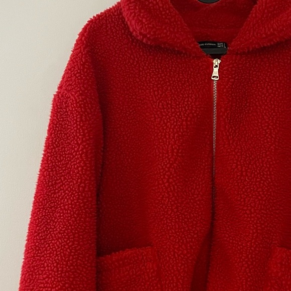 Red Teddy Jacket - Picture 2 of 2